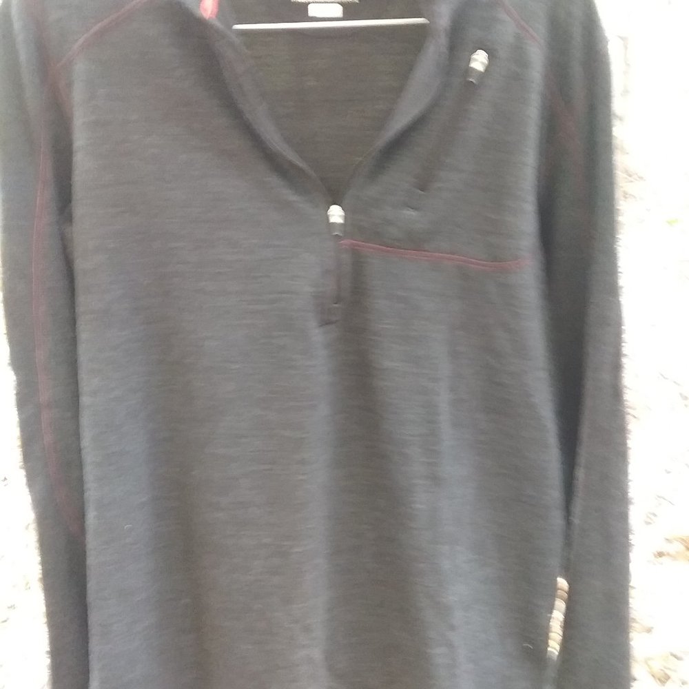 Terramar mens zippered top